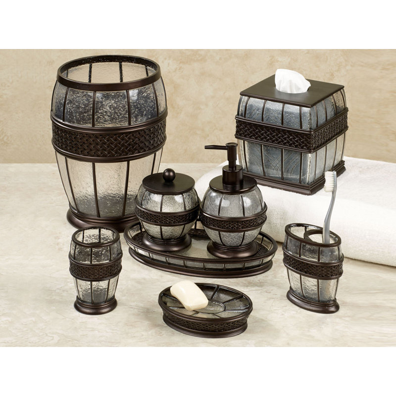 Bay Isle Home Bryd Resin 8 Piece Bathroom Accessory Set & Reviews Wayfair